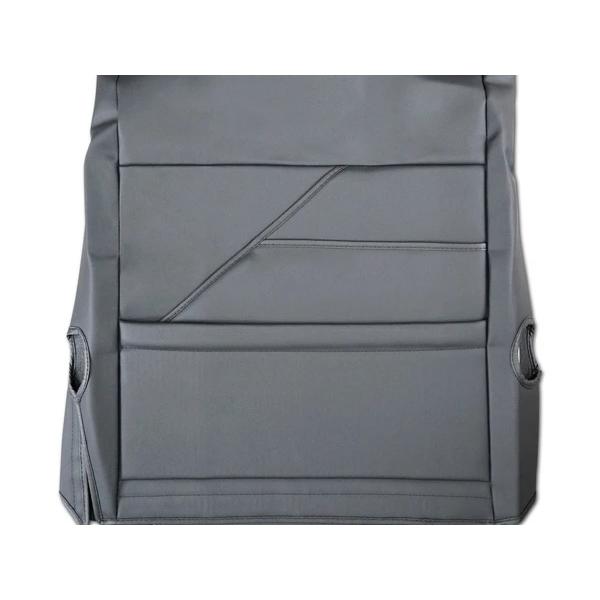 トラック パーツ スーパーグレート ダイヤカット レザーシートカバー ブラックステッチ H19.4〜 LC-2 | 三菱 | 04