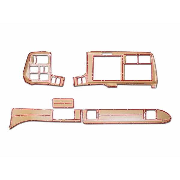 07 スーパーグレート フロント用 インテリアパネル 5P 茶木目調 H19.4〜 | 三菱ふそう | 03