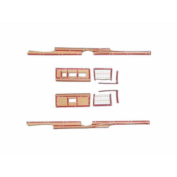 07 スーパーグレート ドア用 インテリアパネル 10P 茶木目調 H19.4〜 | 三菱ふそう | 03