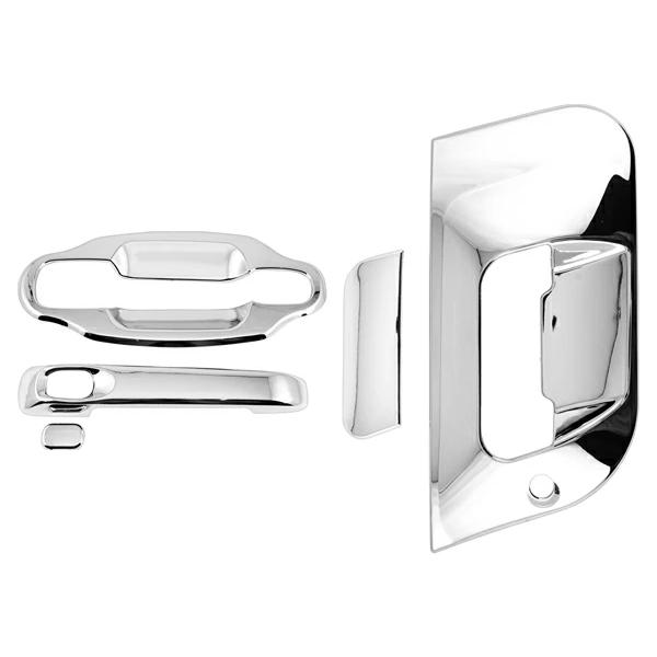 スーパーグレート 07 NEW 17 メッキ ドアハンドルプロテクター ドアハンドルガーニッシュ 5Pセット | 三菱ふそう | 01