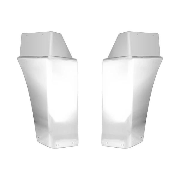 スーパーグレート 07スーパーグレート(NEWスーパーグレート) 17スーパーグレート メッキ マッドガードカバー 泥除け 被せタイプ 左右セット | 三菱ふそう | 01