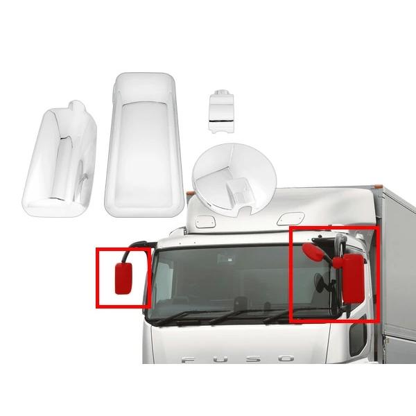 三菱ふそう スーパーグレート 07スーパーグレート(NEWスーパーグレート) 17スーパーグレート メッキ ミラーカバー 4P セット | 三菱ふそう | 05