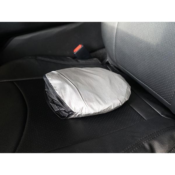 汎用 フロントガラス サンシェード 折り畳み式 ナイロン製 サンバイザー 日除け 遮光 |  | 04