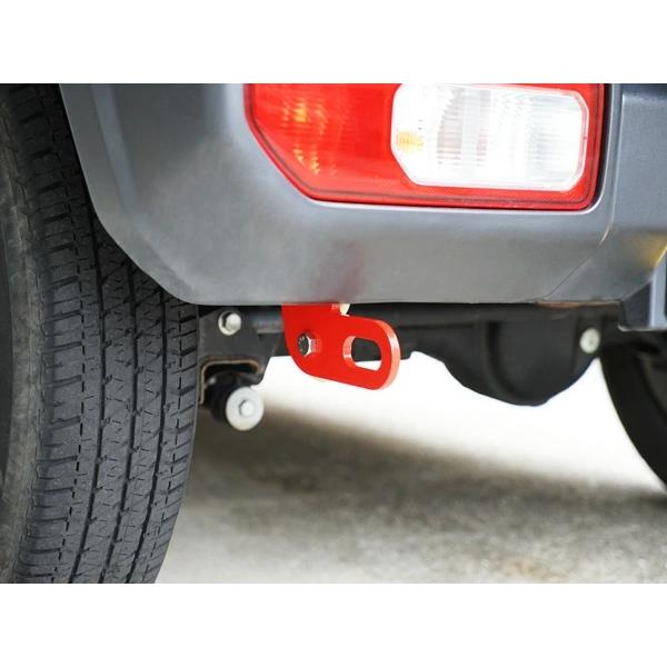 ジムニー JB64W ジムニーシエラ JB74W 純正バンパー用 牽引フック けん引フック リア用 2点 レッド トーフック 外装パーツ | ジムニー | 07