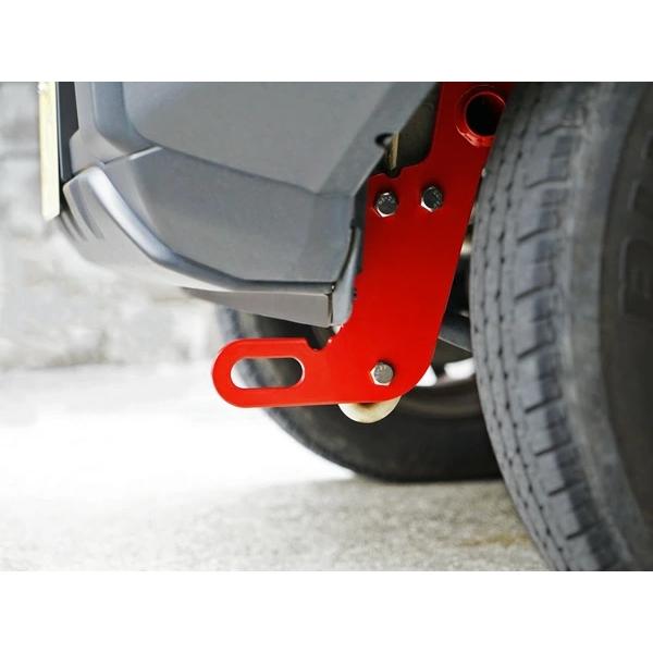 ジムニー JB64W ジムニーシエラ JB74W 純正バンパー用 牽引フック けん引フック フロント用 レッド  トーフック 外装パーツ | ジムニー | 07