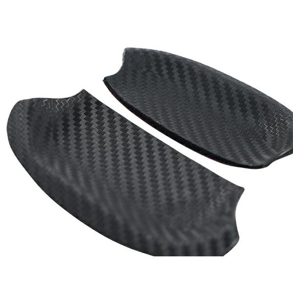 ノア ヴォクシー エスクァイア 80 NOAH VOXY ESQUIRE 80系 ドアハンドル ラバープロテクター カーボン調 傷防止 ハンドル 保護 | NOAH | 02