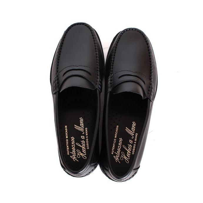 ARTESANOS ブラックローファー ARTESANOS（アルテサノス） ローファー 600G OXFORD レディース