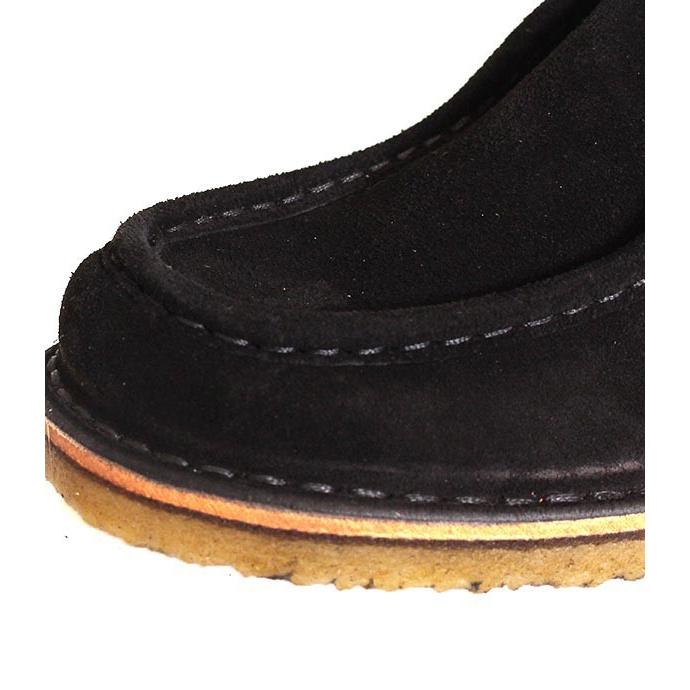 メンズ　astorflex アストールフレックス BEENFLEX ブラック モカシンシューズ チャッカブーツ ナタリー クレープソール スエードレザー | Astorflex | 10