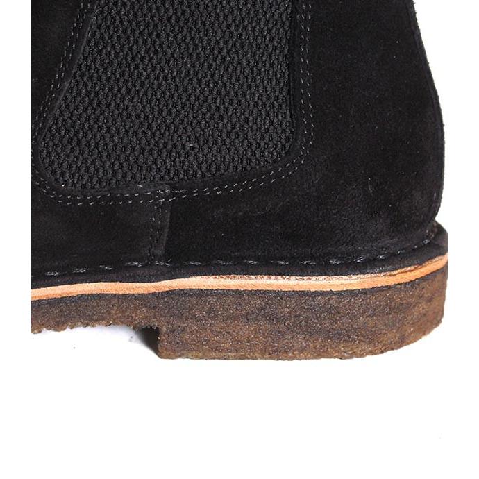 astorflex アストールフレックス BITFLEX ブラック サイドゴアブーツ チェルシーブーツ クレープソール スエードレザー | Astorflex | 10