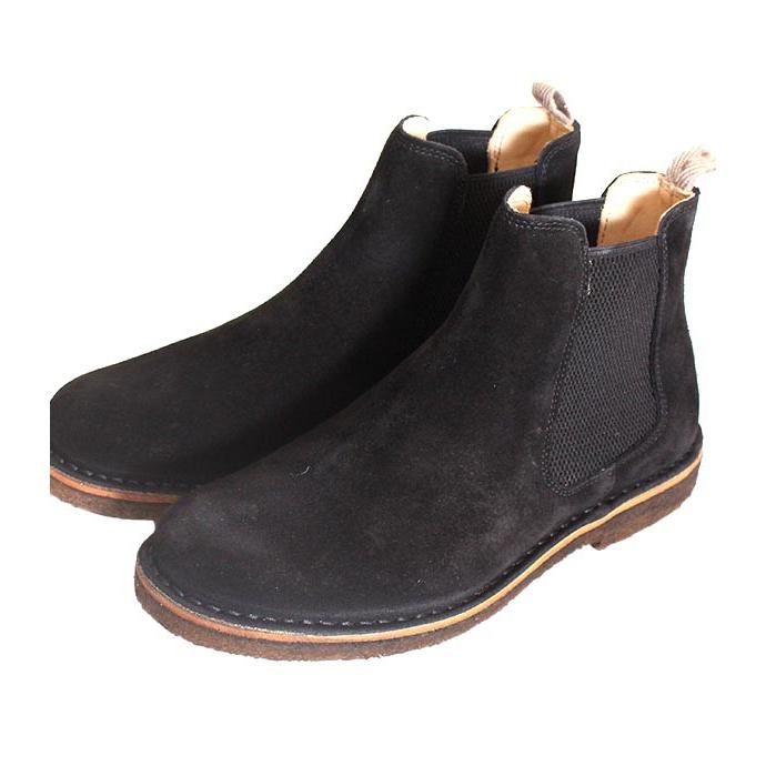 astorflex アストールフレックス BITFLEX ブラック サイドゴアブーツ チェルシーブーツ クレープソール スエードレザー | Astorflex | 04