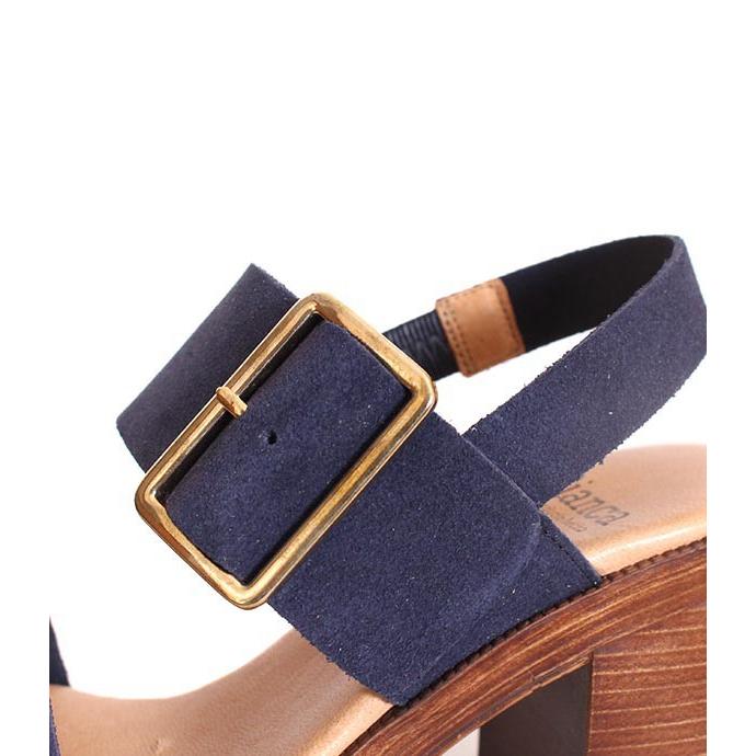 セール/SALE　Biancaビアンカ　8116　ヒールサンダル　プラットサンダル　クッションインソール　ネイビー　スエードレザー | BIANCA | 08