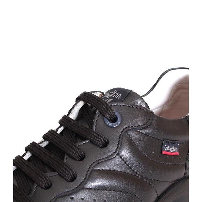 別注仕様　メンズ　CallagHanカラハン　17800　ブラック　レザースニーカー ダッドスニーカー　スムースレザー |  | 10