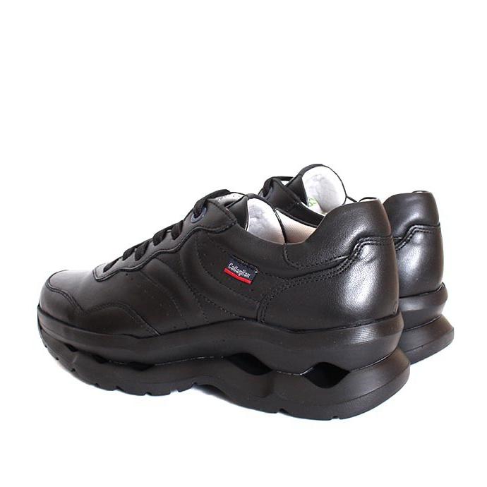 別注仕様　メンズ　CallagHanカラハン　17800　ブラック　レザースニーカー ダッドスニーカー　スムースレザー |  | 07