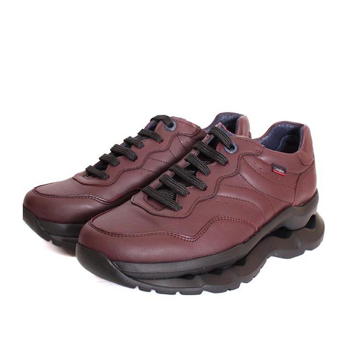 別注仕様　メンズ　CallagHanカラハン　17800　ボルドー　レザースニーカー ダッドスニーカー　スムースレザー |  | 03
