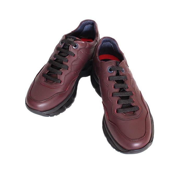 別注仕様　メンズ　CallagHanカラハン　17800　ボルドー　レザースニーカー ダッドスニーカー　スムースレザー |  | 05