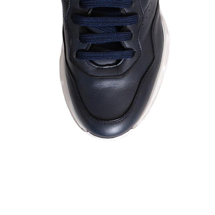別注仕様　メンズ　CallagHanカラハン　17800　ネイビー　レザースニーカー ダッドスニーカー　スムースレザー |  | 11
