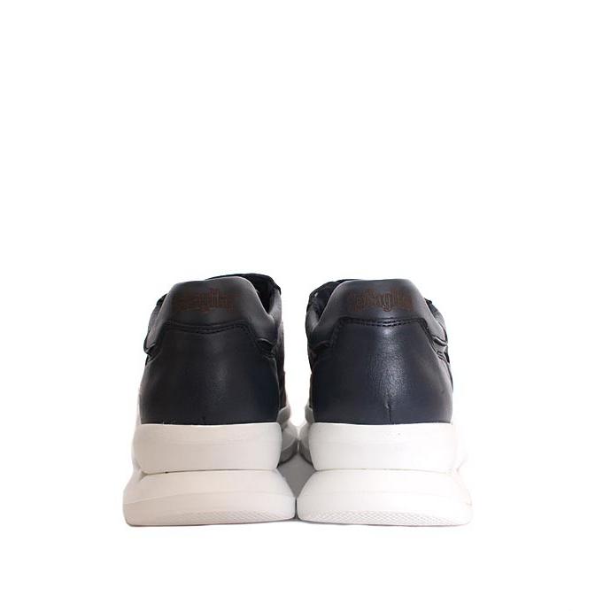 別注仕様　メンズ　CallagHanカラハン　17800　ネイビー　レザースニーカー ダッドスニーカー　スムースレザー |  | 01