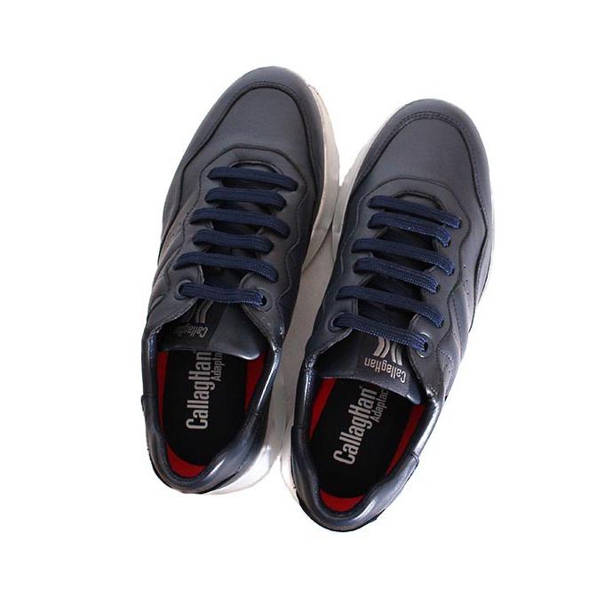 別注仕様　メンズ　CallagHanカラハン　17800　ネイビー　レザースニーカー ダッドスニーカー　スムースレザー |  | 06