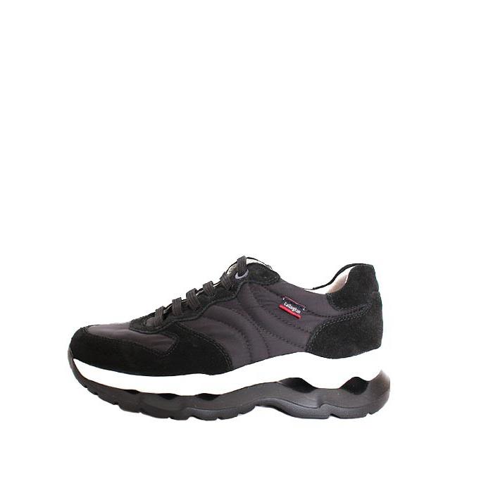 メンズ　CallagHanカラハン　17801　ブラック　レザースニーカー　ダッドスニーカー　スエードレザー×ナイロン | 