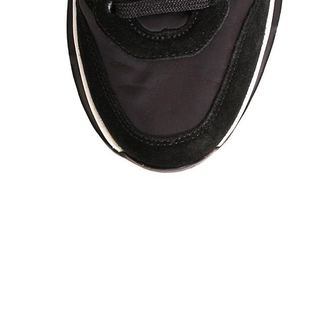 メンズ　CallagHanカラハン　17801　ブラック　レザースニーカー　ダッドスニーカー　スエードレザー×ナイロン |  | 12