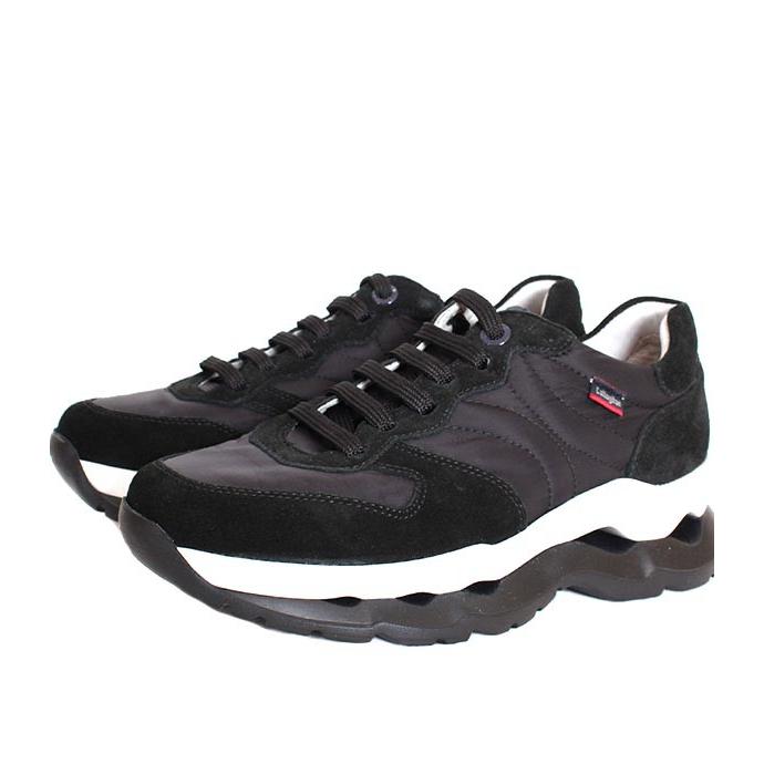 メンズ　CallagHanカラハン　17801　ブラック　レザースニーカー　ダッドスニーカー　スエードレザー×ナイロン |  | 03