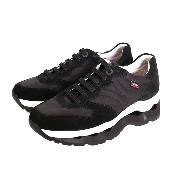 メンズ　CallagHanカラハン　17801　ブラック　レザースニーカー　ダッドスニーカー　スエードレザー×ナイロン |  | 04