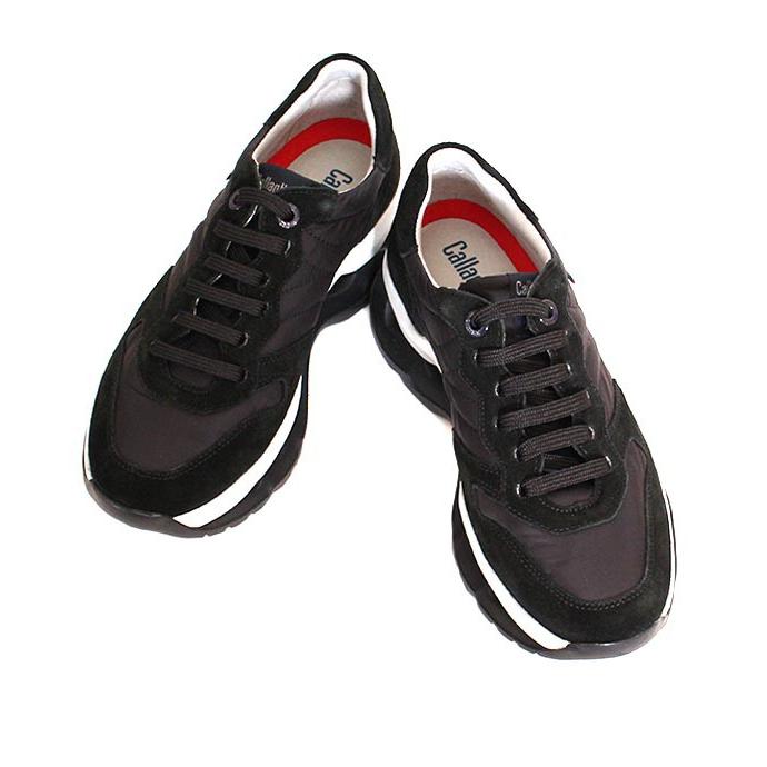 メンズ　CallagHanカラハン　17801　ブラック　レザースニーカー　ダッドスニーカー　スエードレザー×ナイロン |  | 06