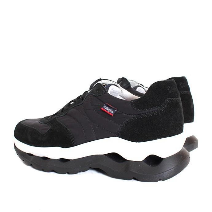 メンズ　CallagHanカラハン　17801　ブラック　レザースニーカー　ダッドスニーカー　スエードレザー×ナイロン |  | 08