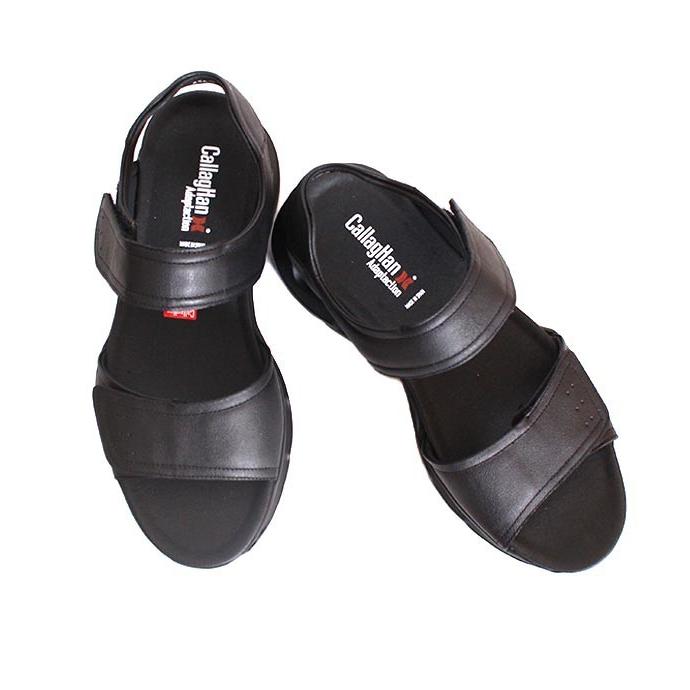 再入荷 メンズ CallagHanカラハン 43900 ブラック レザー