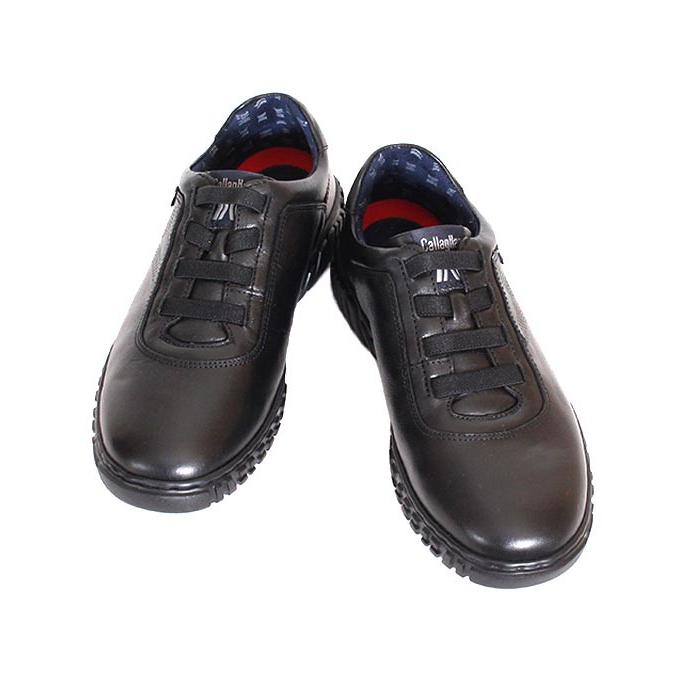 別注仕様 メンズ CallagHanカラハン 52203 ブラック スリッポン レザー