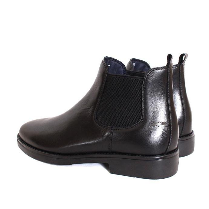 メンズ CallagHanカラハン 59805 ブラック サイドゴアブーツ