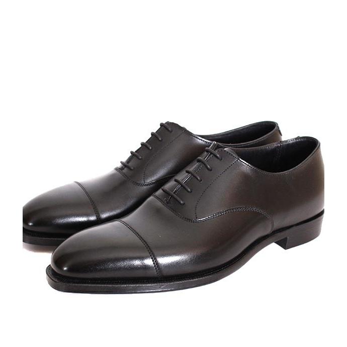 CROCKETT&JONESクロケット＆ジョーンズ　AUDLEY3/オードリー3　 ブラック　ストレートチップ　カーフレザー　オークソールの画像