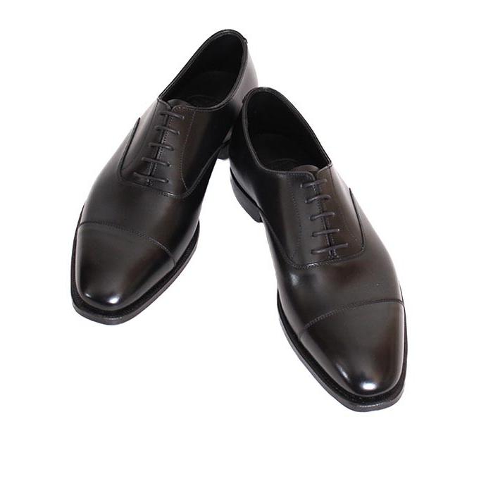 CROCKETT&JONESクロケット＆ジョーンズ　AUDLEY3/オードリー3　 ブラック　ストレートチップ　カーフレザー　オークソールの画像
