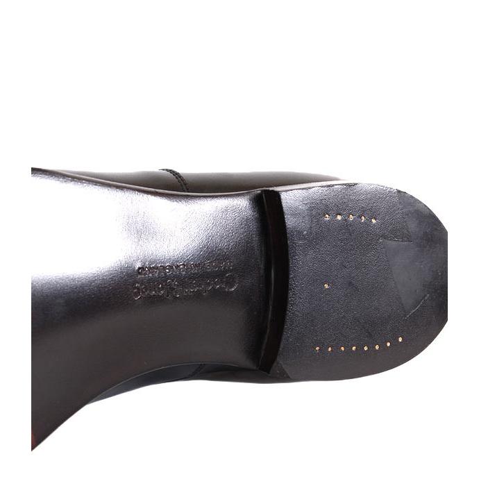 CROCKETT&JONESクロケット＆ジョーンズ　AUDLEY/オードリー　 ブラック　ストレートチップ　カーフレザー　オークソールの画像