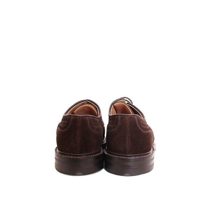 CROCKETT&JONESクロケット＆ジョーンズ　BANGOR2/バンガー3　 ダークブラウン　ウィングチップシューズ　スエードレザー　グッドイヤーウェルト製法の画像
