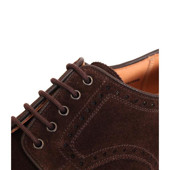 CROCKETT&JONESクロケット＆ジョーンズ　BANGOR2/バンガー3　 ダークブラウン　ウィングチップシューズ　スエードレザー　グッドイヤーウェルト製法の画像