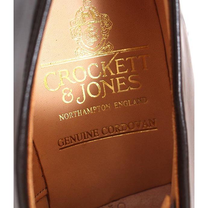 CROCKETT&JONESクロケット＆ジョーンズ　BRADFORD/ブラッドフォード　 ダークブラウン　ストレートチップ　キャップトゥシューズ　外羽根　コードバン｜loop-shoes｜14