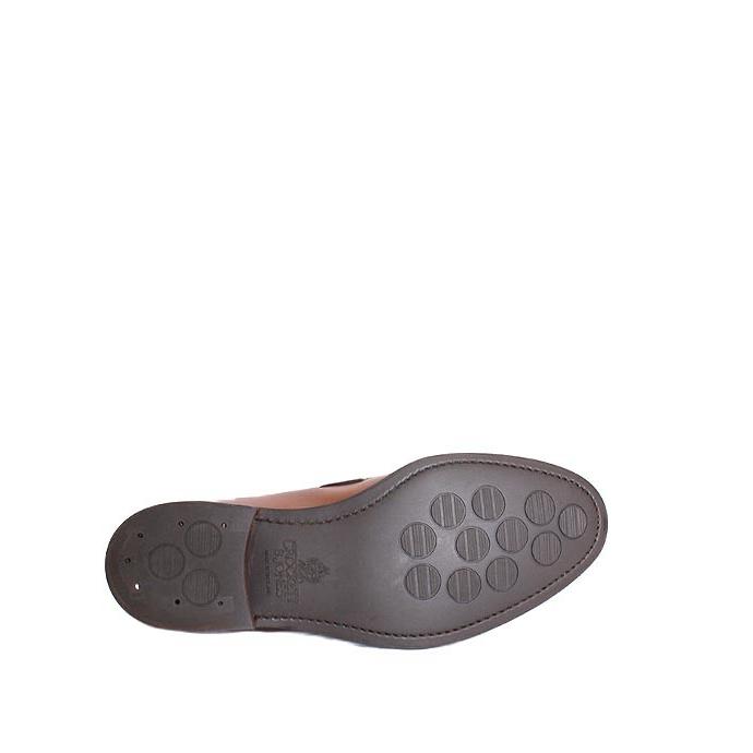 CROCKETT&JONESクロケット＆ジョーンズ　CAVENDISH3/キャベンディッシュ3　 ダークブラウン　タッセルローファー　バーニッシュドカーフレザーの画像