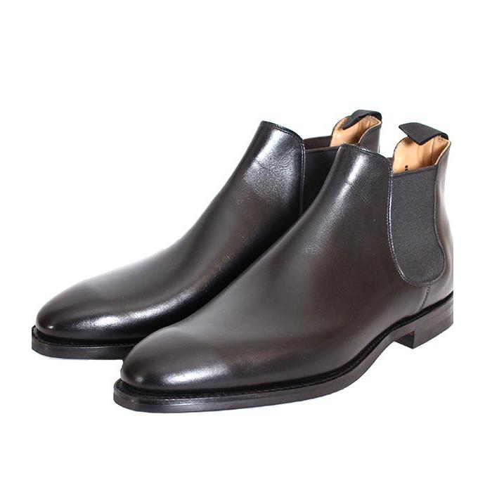 CROCKETT&JONESクロケット＆ジョーンズ　CHELSEA14/チェルシー14　ブラック　チェルシーブーツ　サイドゴアブーツ　シティソール　スムースレザーの画像