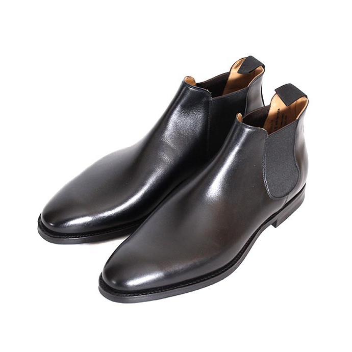 CROCKETT&JONESクロケット＆ジョーンズ　CHELSEA14/チェルシー14　ブラック　チェルシーブーツ　サイドゴアブーツ　シティソール　スムースレザーの画像