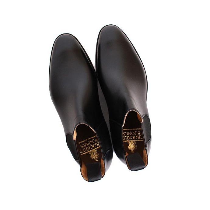 CROCKETT&JONESクロケット＆ジョーンズ　CHELSEA14/チェルシー14　ブラック　チェルシーブーツ　サイドゴアブーツ　シティソール　スムースレザーの画像
