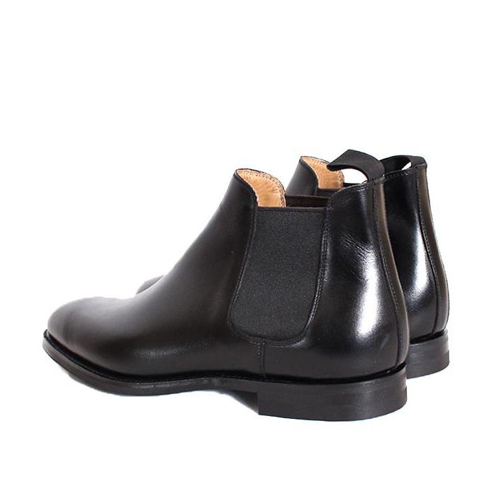 CROCKETT&JONESクロケット＆ジョーンズ　CHELSEA14/チェルシー14　ブラック　チェルシーブーツ　サイドゴアブーツ　シティソール　スムースレザーの画像