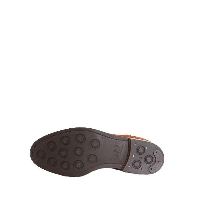 CROCKETT&JONESクロケット＆ジョーンズ　CHELSEA17/チェルシー17　ブラウン(SNUFF)　チェルシーブーツ　サイドゴアブーツ　スエードレザーの画像