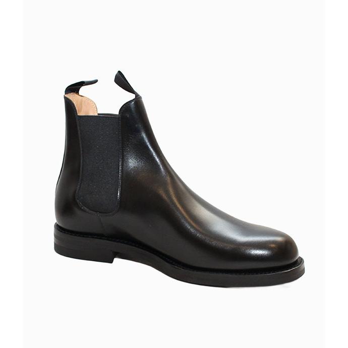 CROCKETT&JONESクロケット＆ジョーンズ　CHELSEA21/チェルシー21　ブラック　チェルシーブーツ　サイドゴアブーツ　ダイナイトソール　カーフレザーの画像