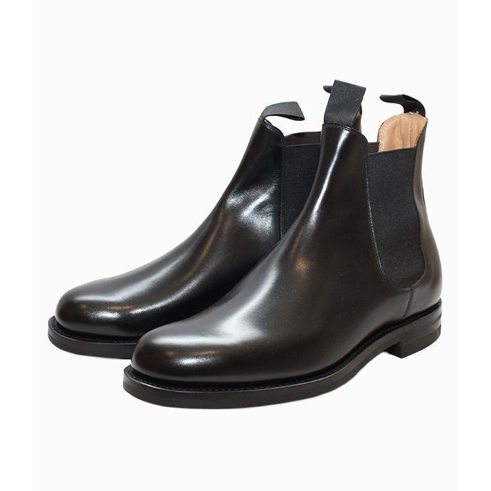 CROCKETT&JONESクロケット＆ジョーンズ　CHELSEA21/チェルシー21　ブラック　チェルシーブーツ　サイドゴアブーツ　ダイナイトソール　カーフレザーの画像