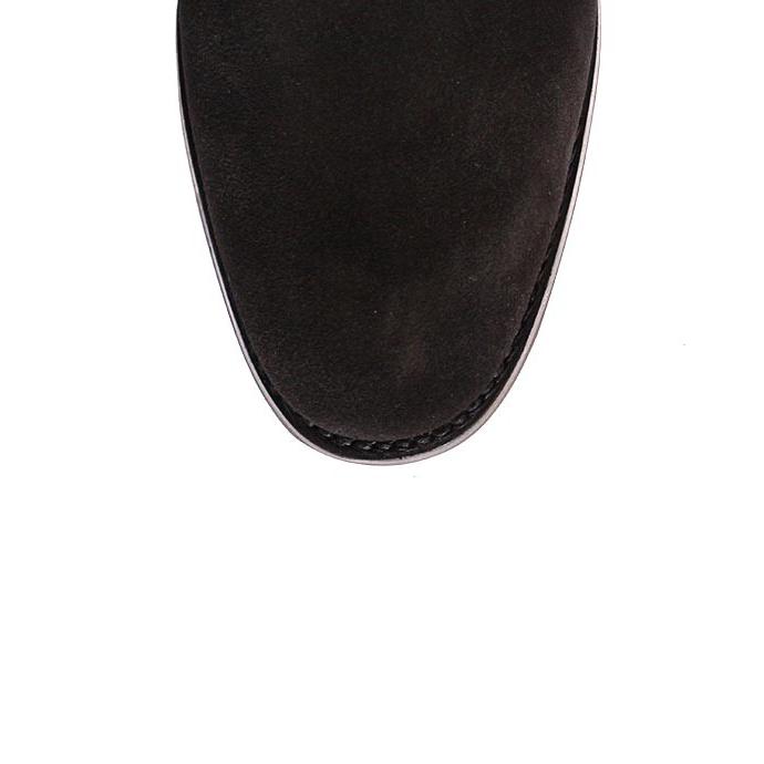 CROCKETT&JONESクロケット＆ジョーンズ　CHERTSEY/チャートシー　ブラック　チャッカブーツ　スエードレザーの画像
