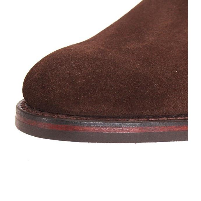 CROCKETT&JONESクロケット＆ジョーンズ　CHERTSEY/チャートシー　ダークブラウン　チャッカブーツ　スエードレザーの画像