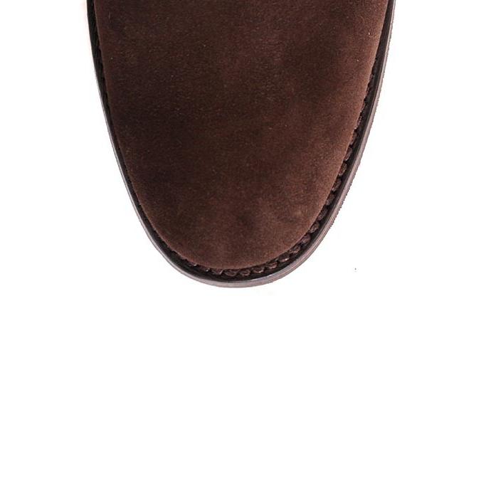 CROCKETT&JONESクロケット＆ジョーンズ　CHERTSEY/チャートシー　ダークブラウン　チャッカブーツ　スエードレザーの画像