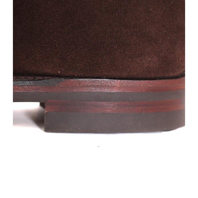 CROCKETT&JONESクロケット＆ジョーンズ　CHERTSEY/チャートシー　ダークブラウン　チャッカブーツ　スエードレザーの画像