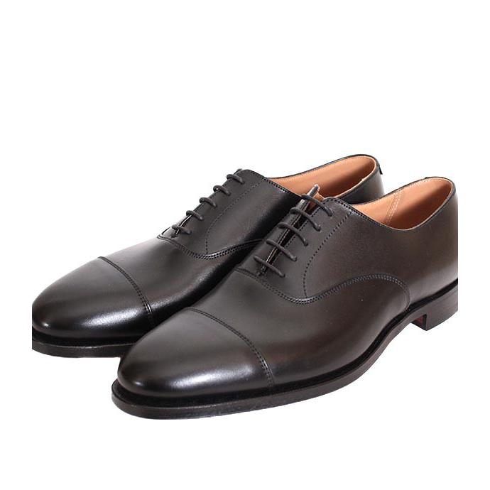 CROCKETT&JONESクロケット＆ジョーンズ　CONNAUGHT2/コノート2　 ブラック　ストレートチップ　キャップトゥ　内羽根　カーフレザーの画像
